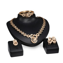 Heißesten Frauen Gold Schmuck Sets billig Großhandel (C-XSST0055)